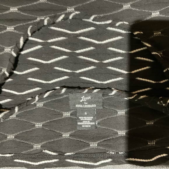 Lennie for Nina Leonard Size Small Bodycon Sweater Dress EUC geometric SALE❗️ - Picture 5 of 10